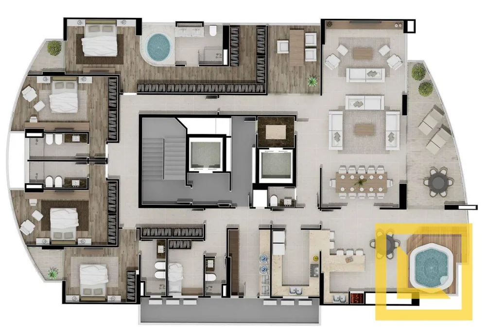 Apartamento, 4 quartos, 450 m² - Foto 12