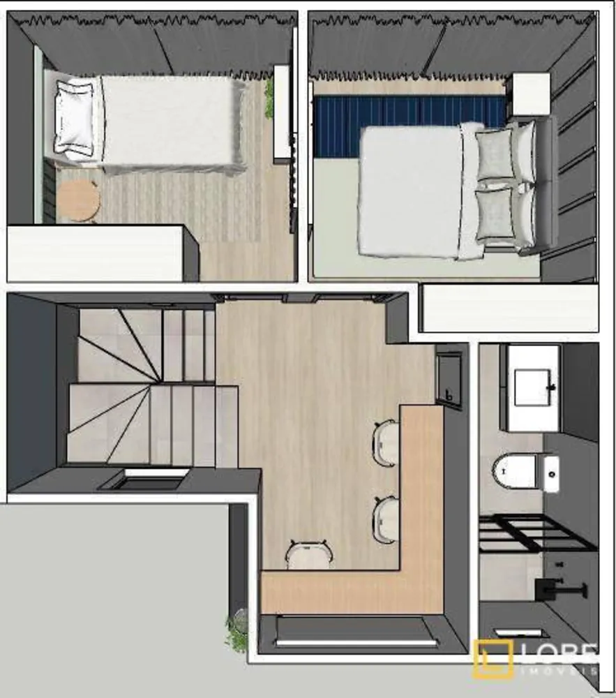 Sobrado, 2 quartos - Foto 3