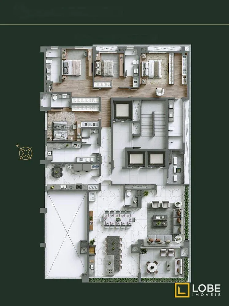 Apartamento, 4 quartos, 265 m² - Foto 6