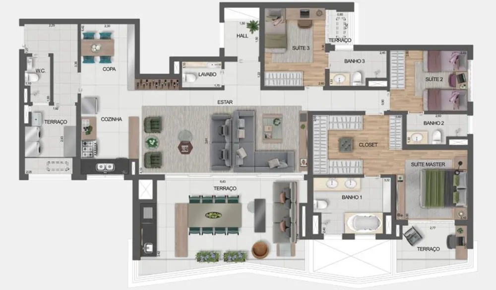 Apartamento, 4 quartos, 144 m² - Foto 30