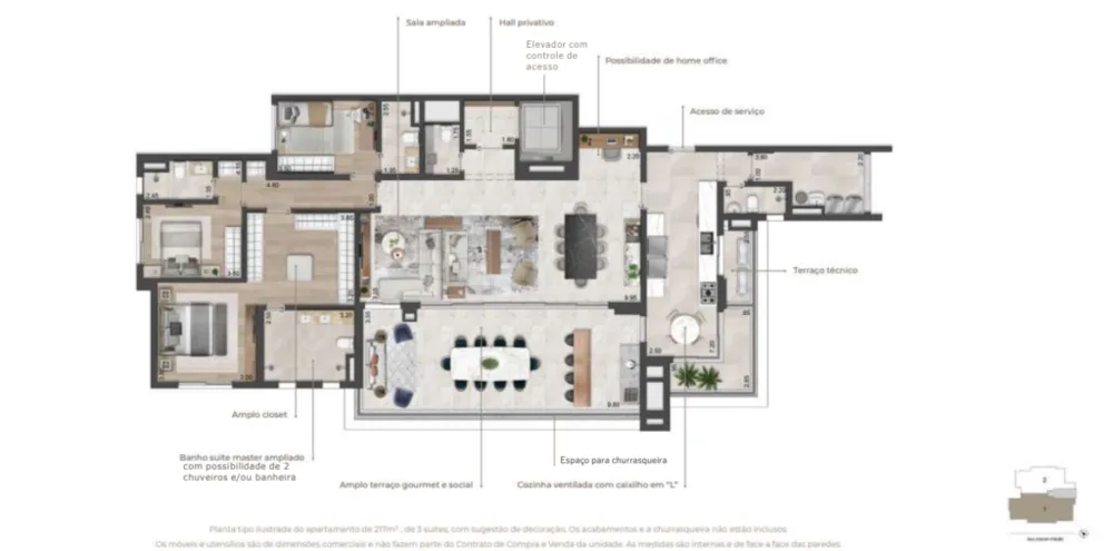 Apartamento, 4 quartos, 174 m² - Foto 16