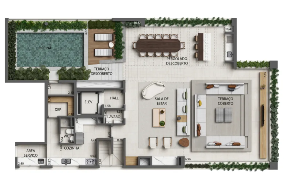 Cobertura, 3 quartos, 354 m² - Foto 19