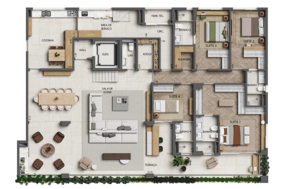 Cobertura, 3 quartos, 354 m² - Foto 20