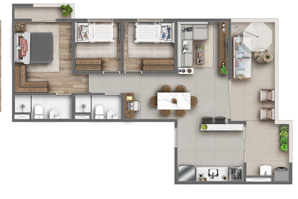 Apartamento, 1 quarto, 41 m² - Foto 43
