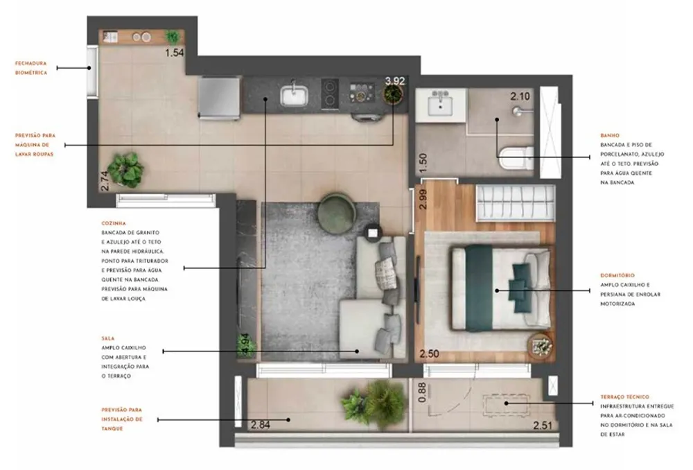 Apartamento, 1 quarto, 64 m² - Foto 15