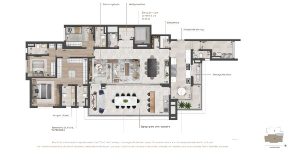 Apartamento, 4 quartos, 217 m² - Foto 16