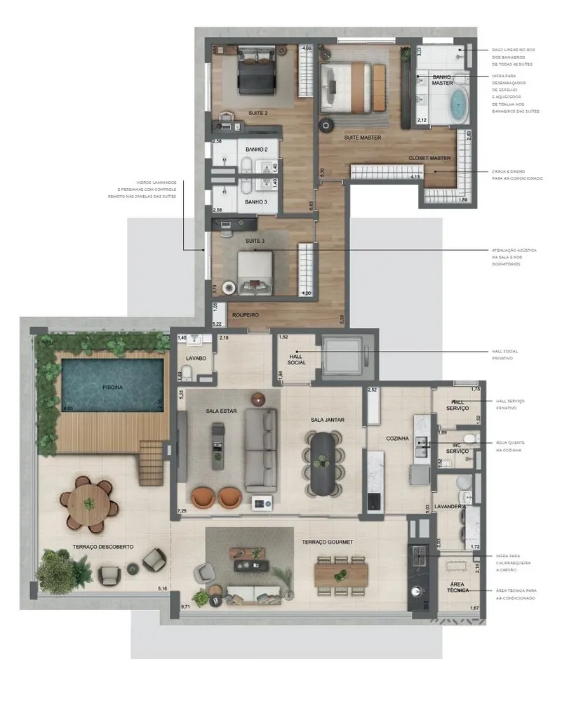 Apartamento, 4 quartos, 220 m² - Foto 27
