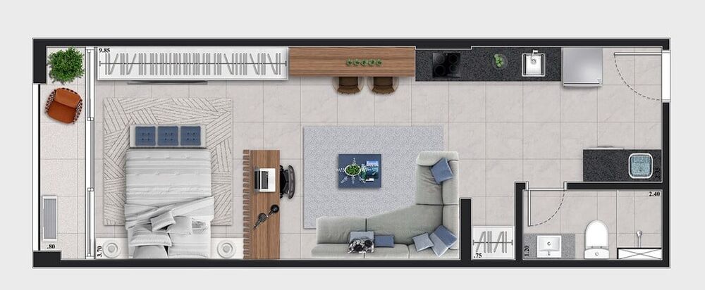 Cobertura, 2 quartos, 119 m² - Foto 20