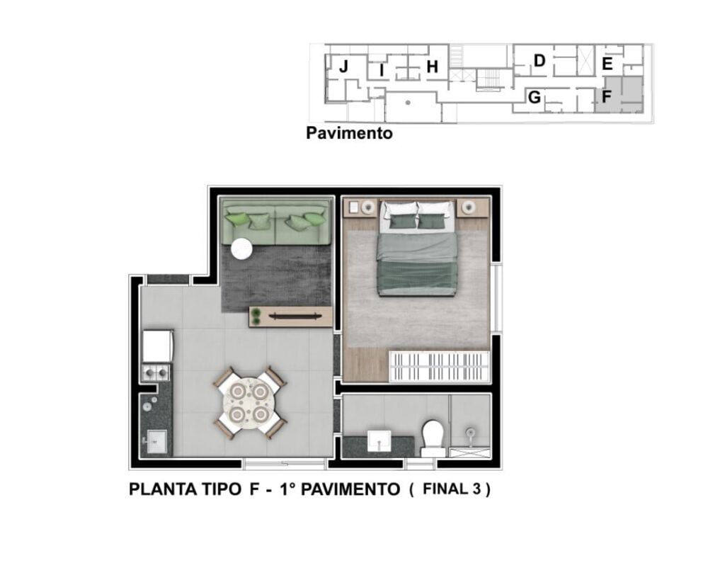 Apartamento, 1 quarto, 40 m² - Foto 15