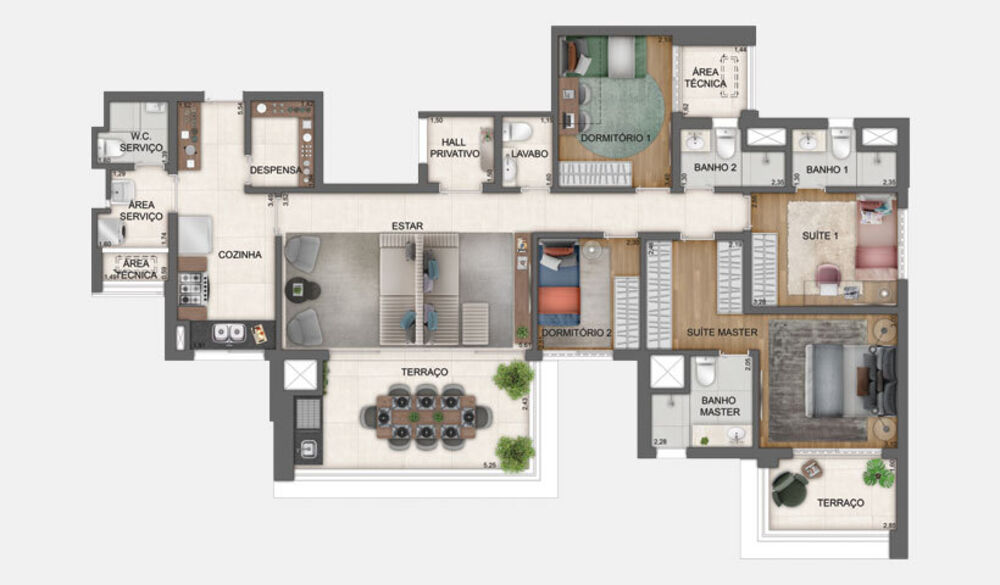 Apartamento, 4 quartos, 138 m² - Foto 5