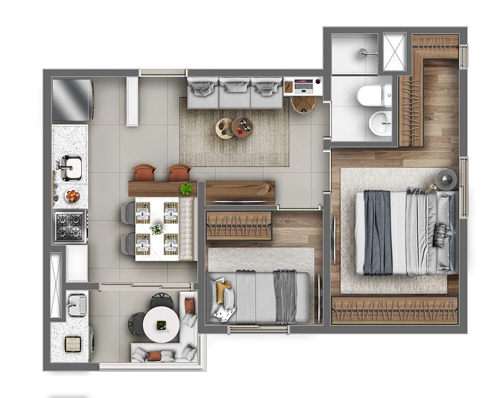 Cobertura, 3 quartos, 70 m² - Foto 14
