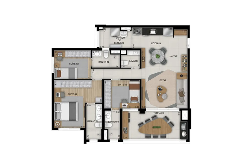 Apartamento, 2 quartos, 75 m² - Foto 18