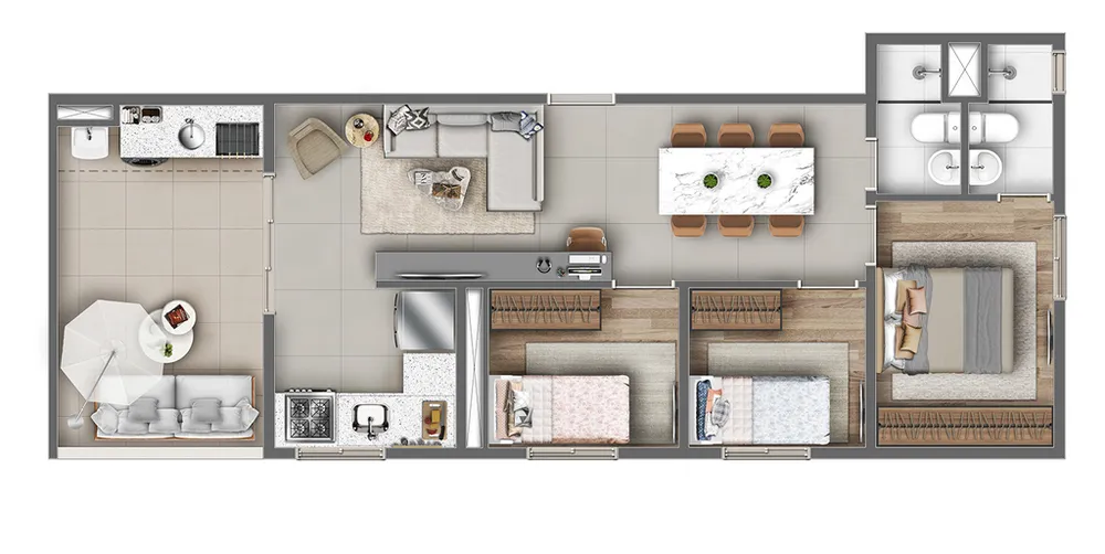 Cobertura, 3 quartos, 79 m² - Foto 11