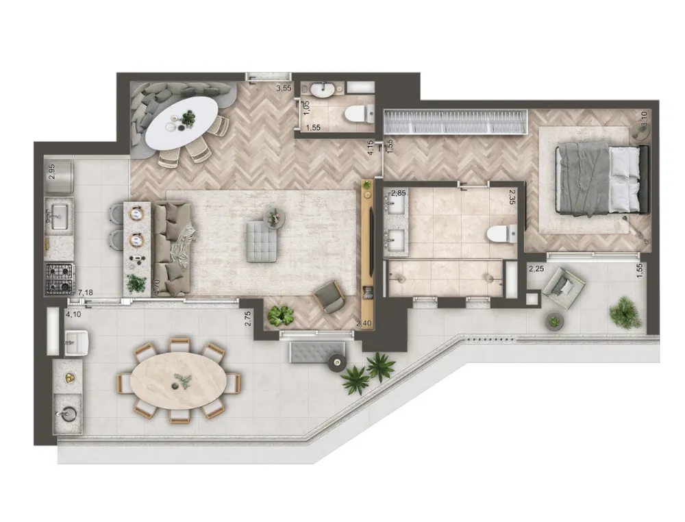 Apartamento, 2 quartos, 101 m² - Foto 14