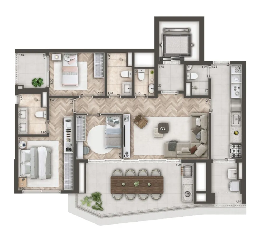 Apartamento, 2 quartos, 101 m² - Foto 17