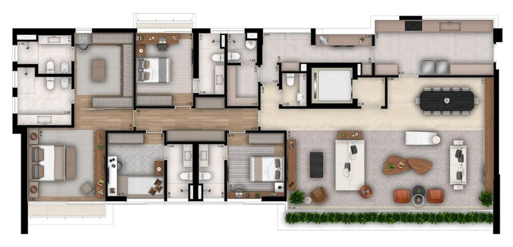 Apartamento à venda com 4 quartos, 293m² - Foto 26