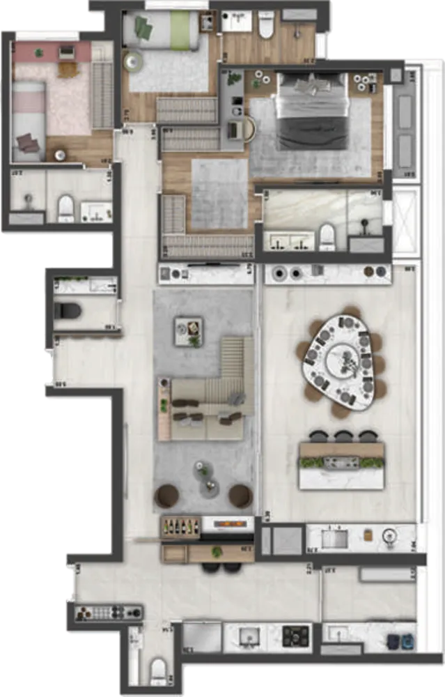 Cobertura, 4 quartos, 280 m² - Foto 14