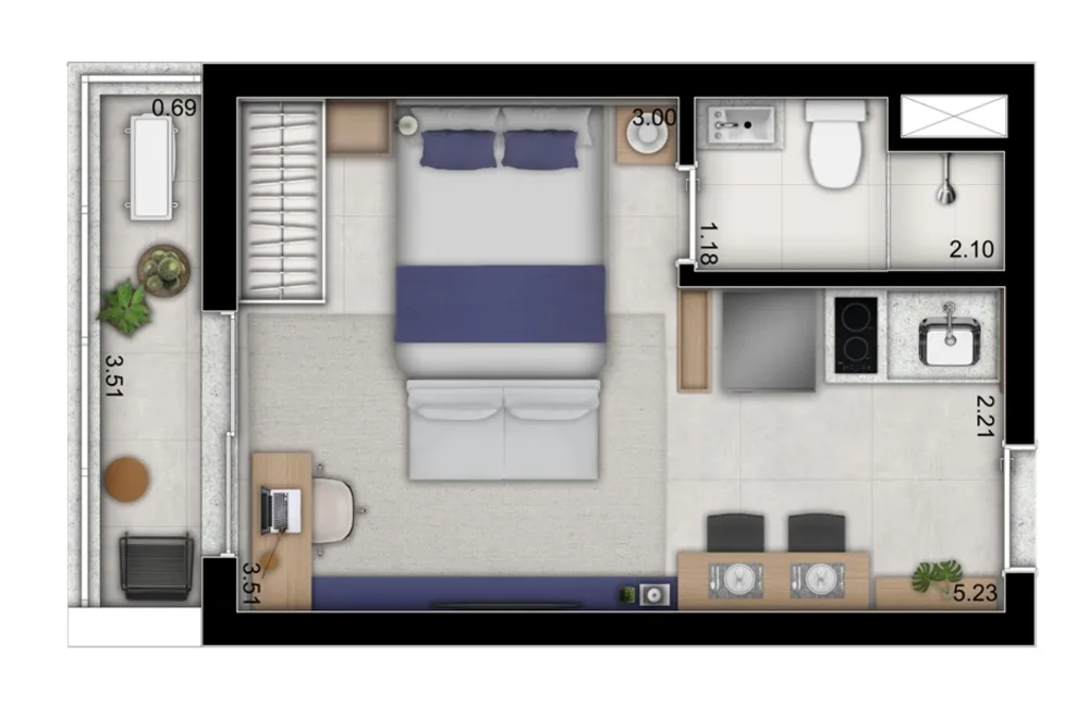 Apartamento, 2 quartos, 84 m² - Foto 15