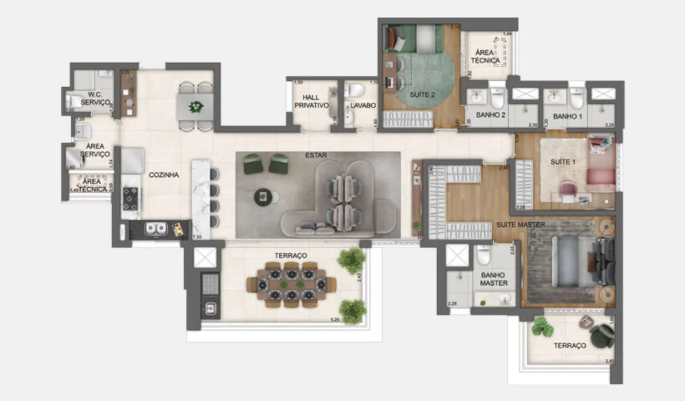 Apartamento, 4 quartos, 185 m² - Foto 42