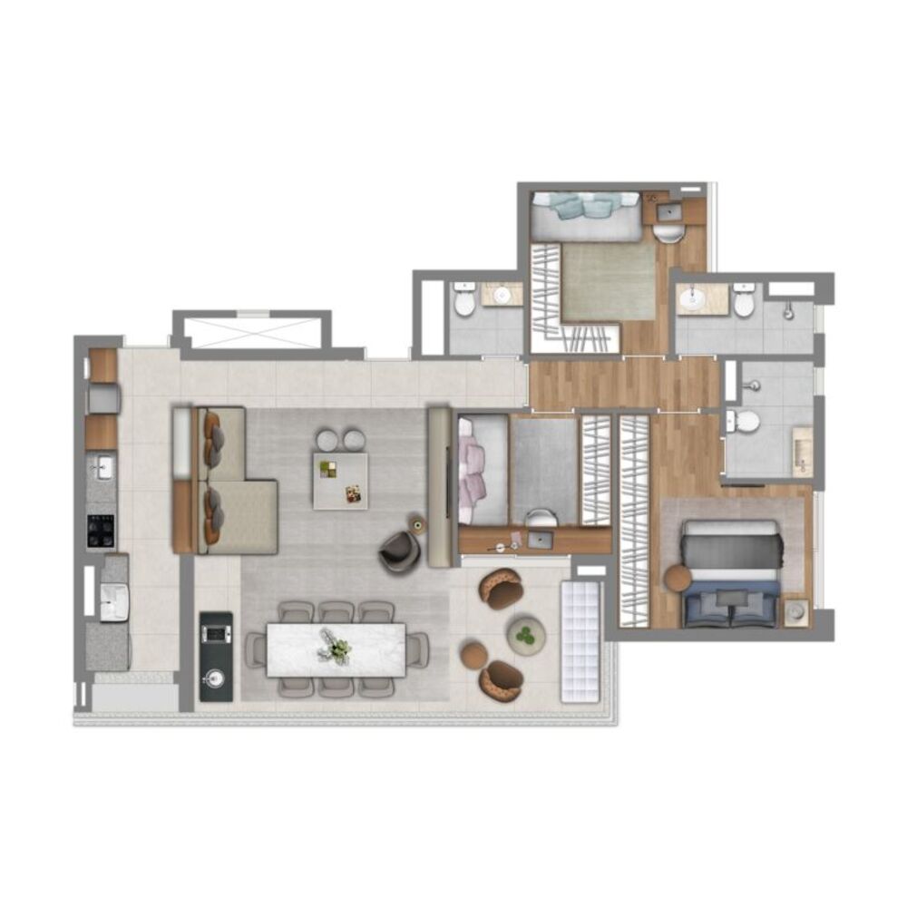 Apartamento, 3 quartos, 111 m² - Foto 9