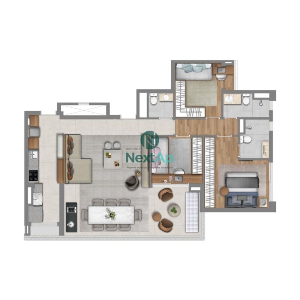 Apartamento, 3 quartos, 111 m² - Foto 23