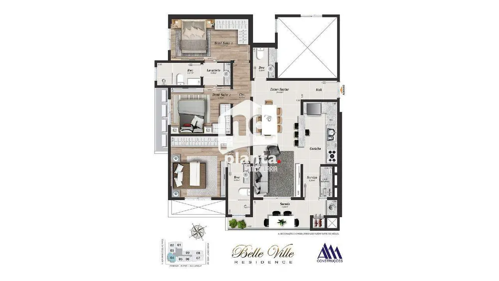 Apartamento, 2 quartos, 83 m² - Foto 13