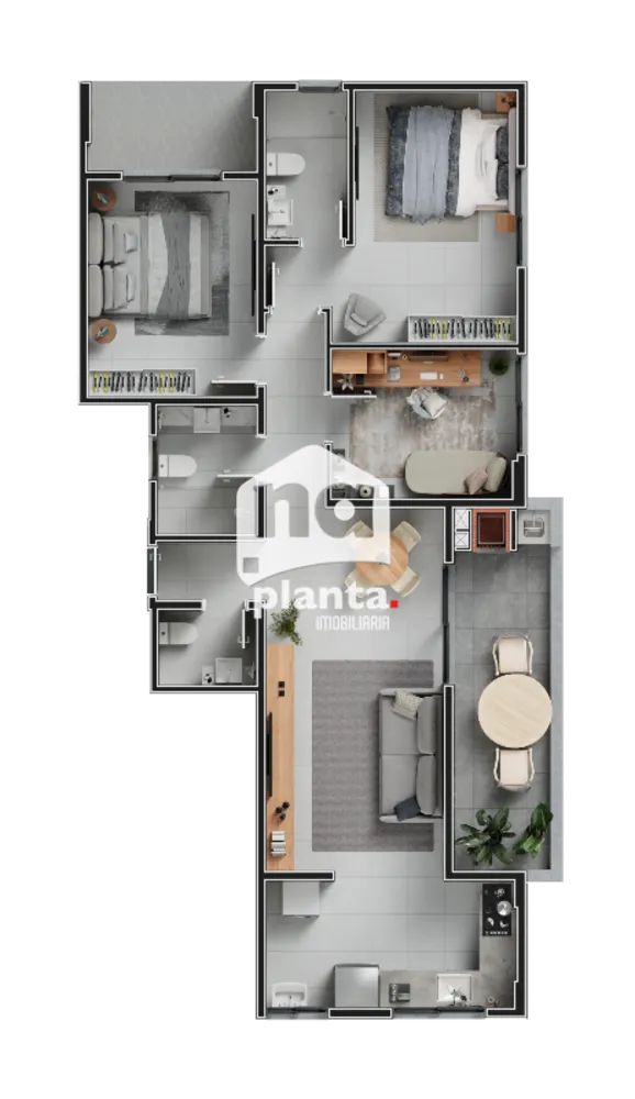 Apartamento, 2 quartos, 71 m² - Foto 9