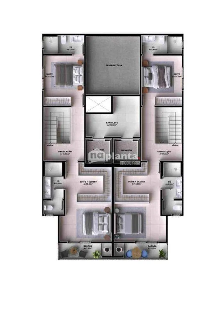 Apartamento, 3 quartos, 93 m² - Foto 11