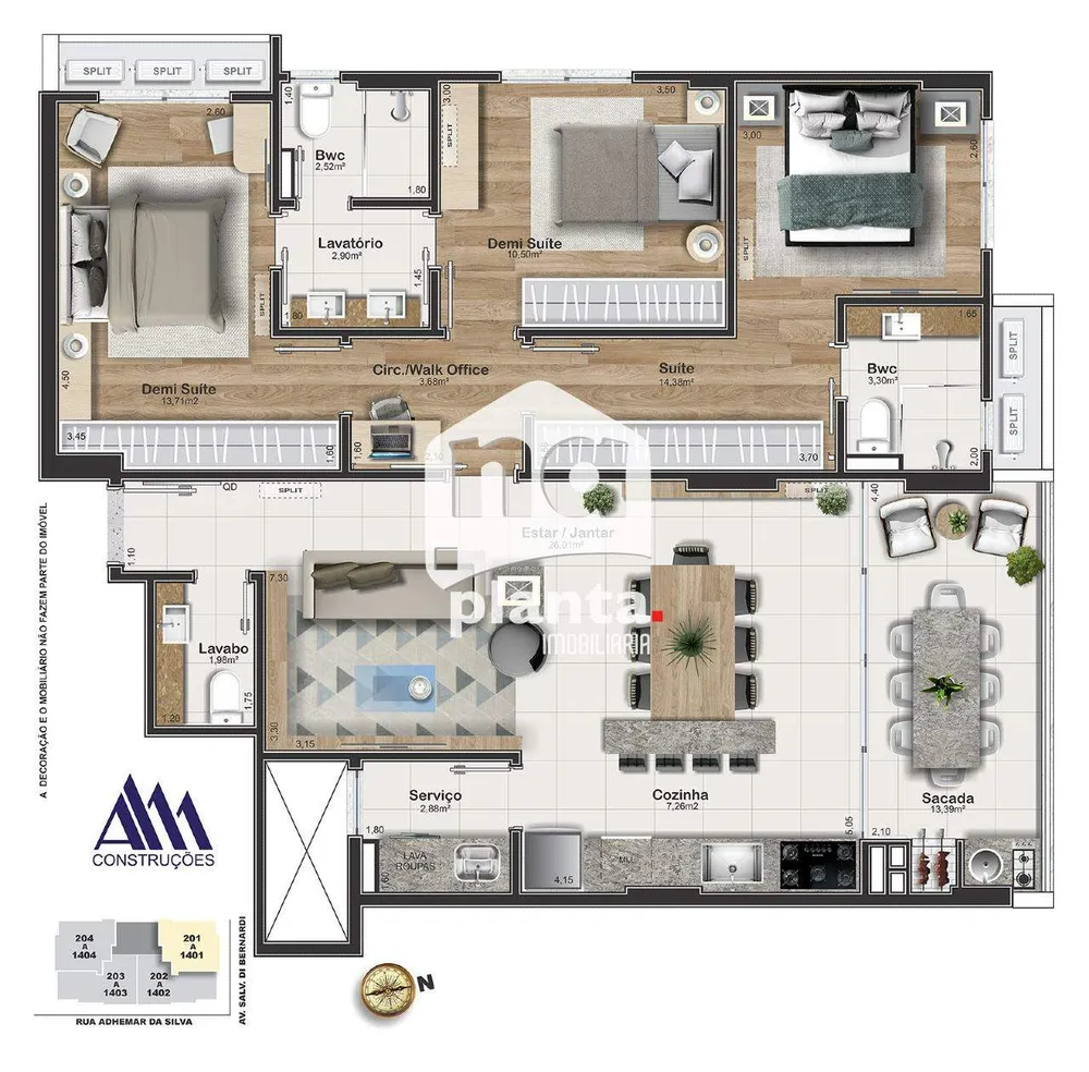 Apartamento, 3 quartos, 119 m² - Foto 14