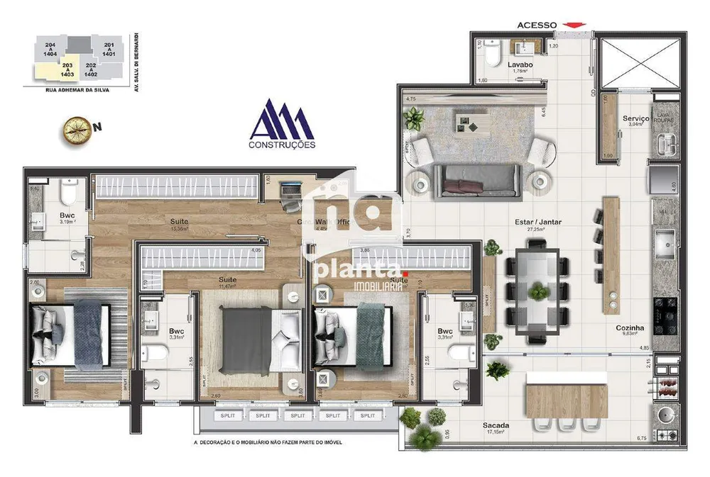 Apartamento, 3 quartos, 133 m² - Foto 12