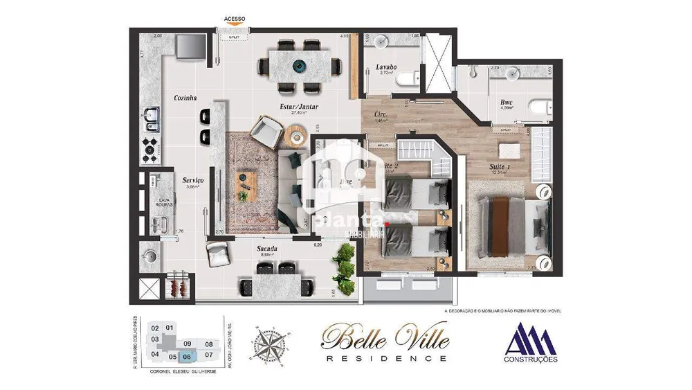 Apartamento, 2 quartos, 112 m² - Foto 11