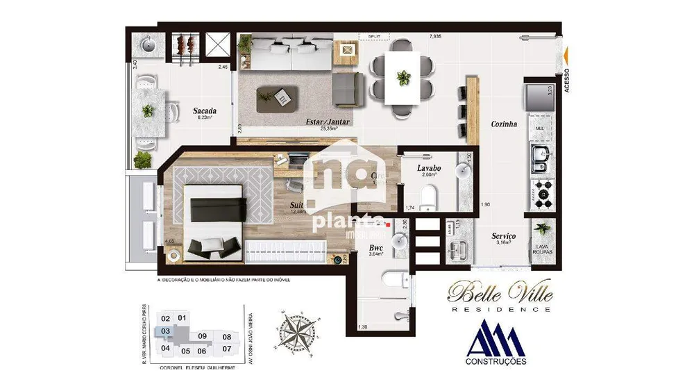 Apartamento, 1 quarto, 82 m² - Foto 11
