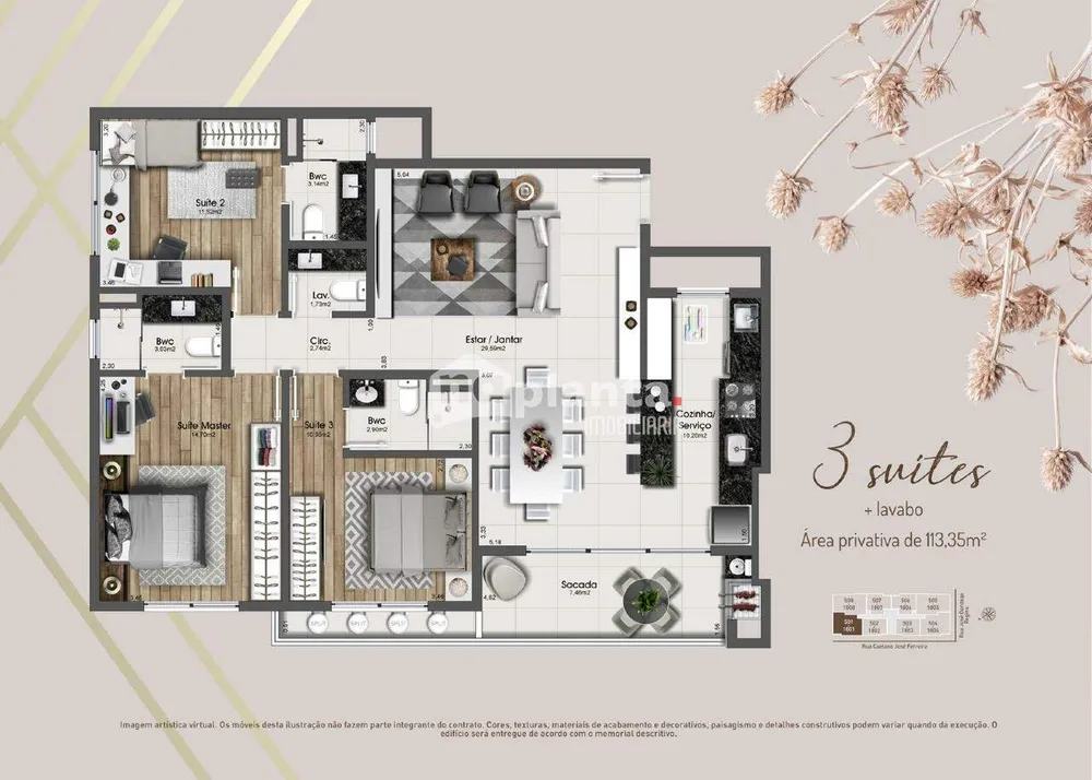 Apartamento, 2 quartos, 75 m² - Foto 9