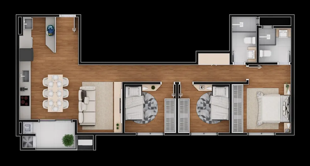 Apartamento, 3 quartos - Foto 8