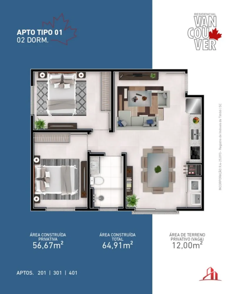 Apartamento, 1 quarto - Foto 4