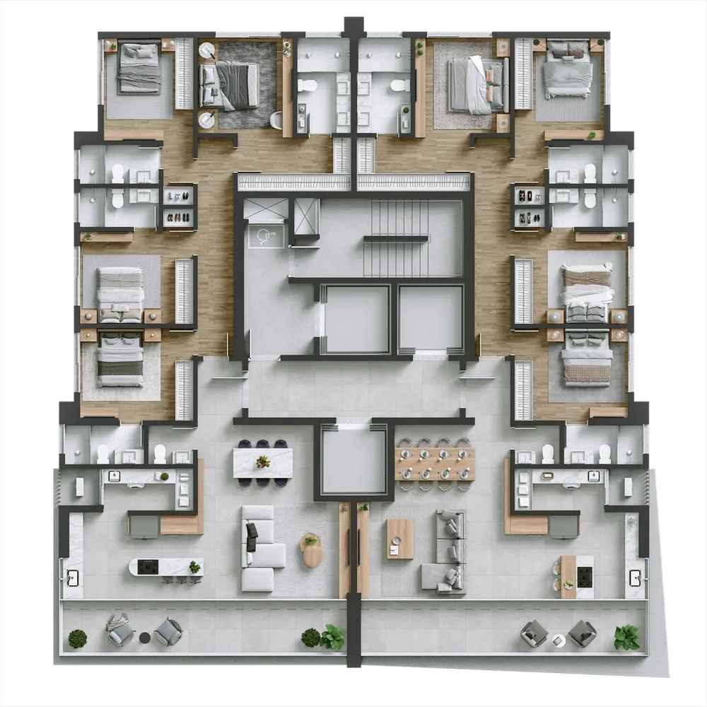 Apartamento, 4 quartos - Foto 4