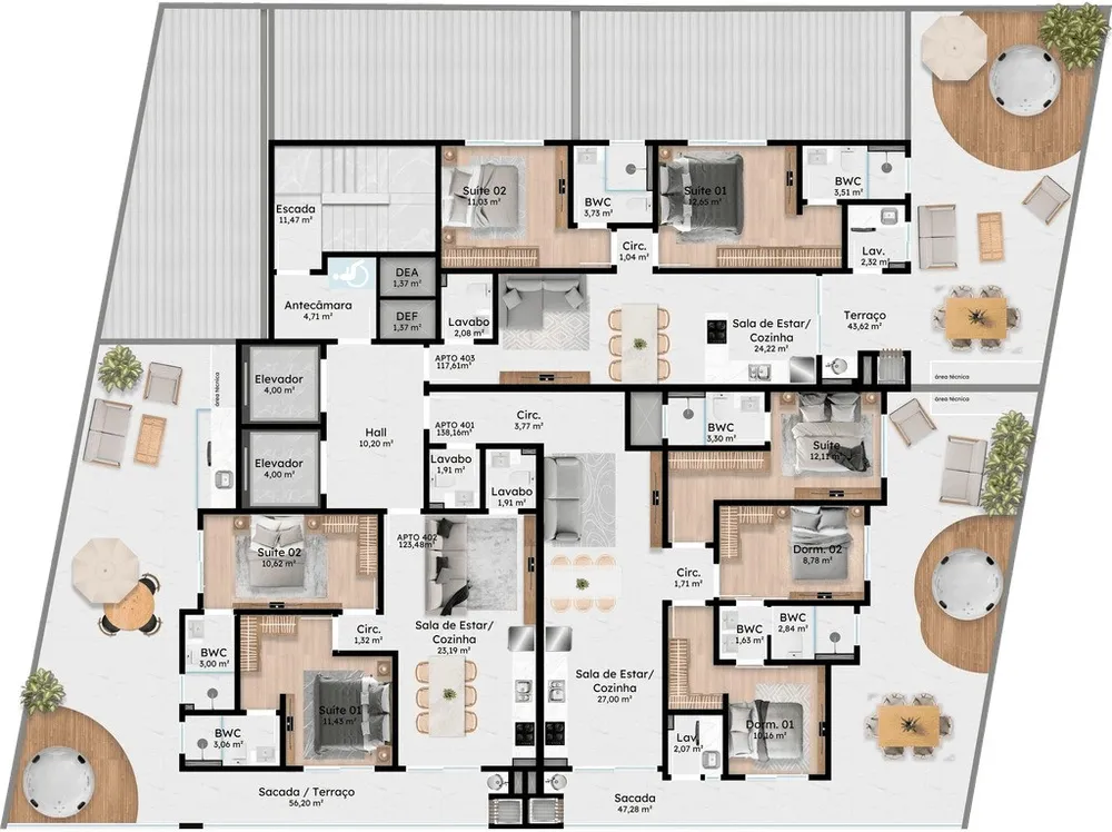 Apartamento, 3 quartos - Foto 13