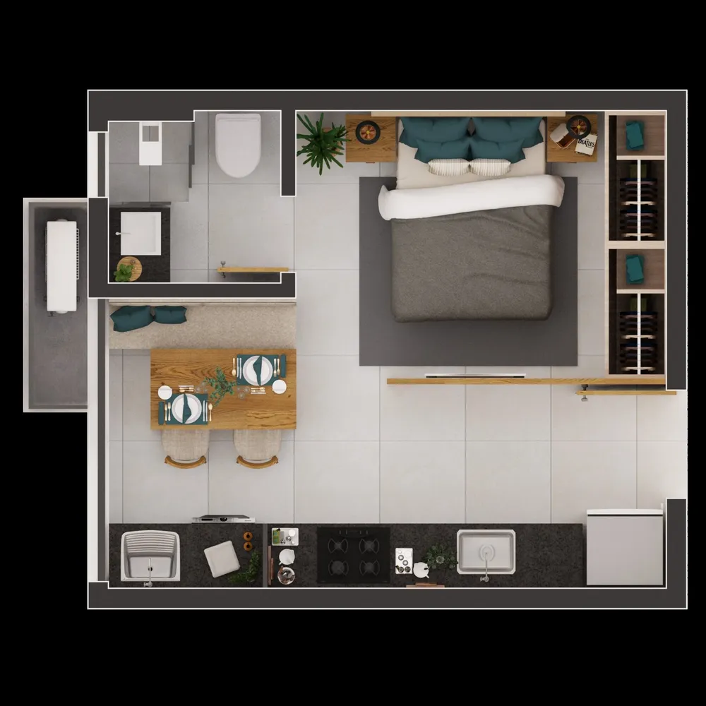 Apartamento, 2 quartos - Foto 5