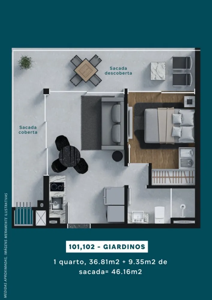 Apartamento, 2 quartos - Foto 7