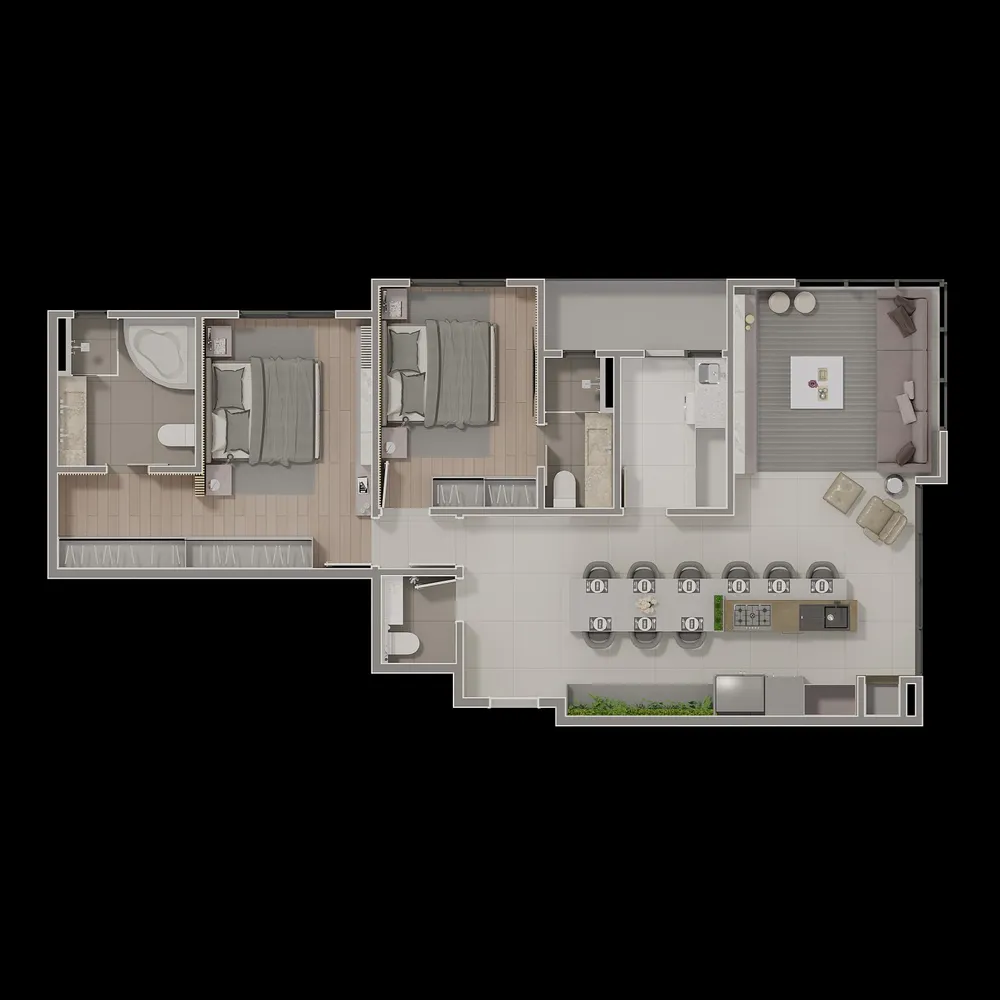 Apartamento, 4 quartos, 100 m² - Foto 13