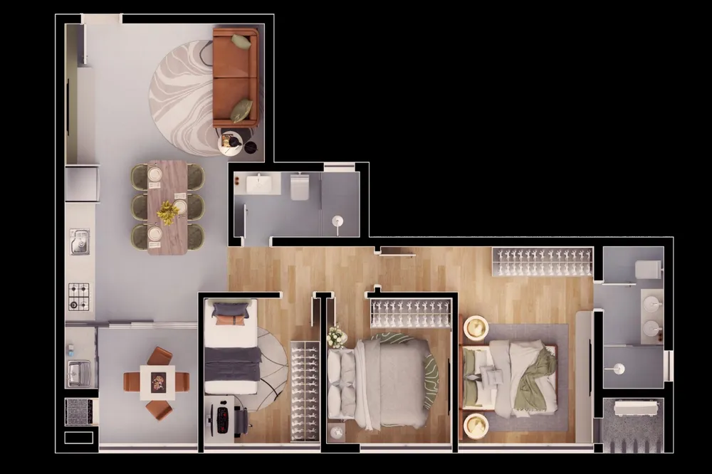 Apartamento, 3 quartos - Foto 8
