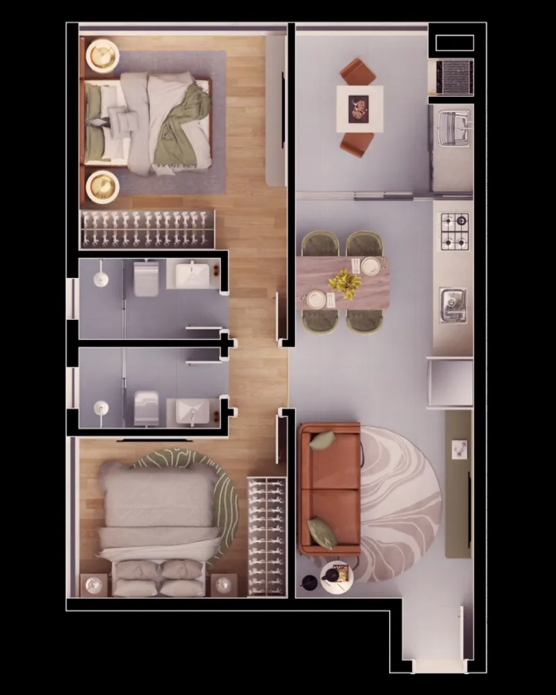 Apartamento, 3 quartos - Foto 3