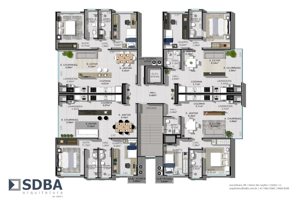 Apartamento, 1 quarto - Foto 5
