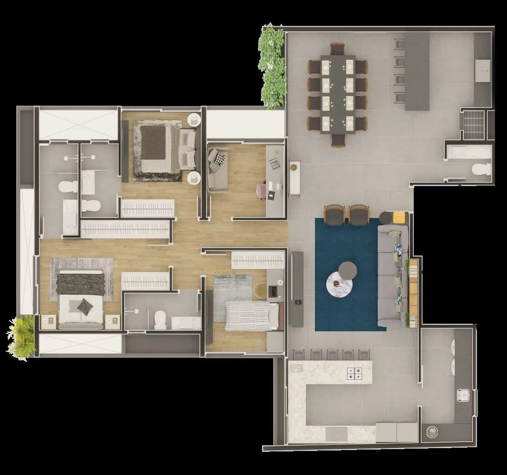 Apartamento, 4 quartos - Foto 7