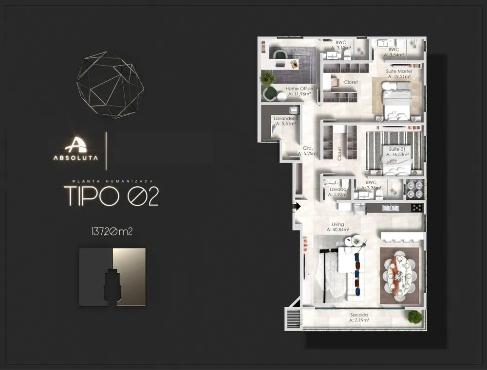 Apartamento, 3 quartos, 120 m² - Foto 6