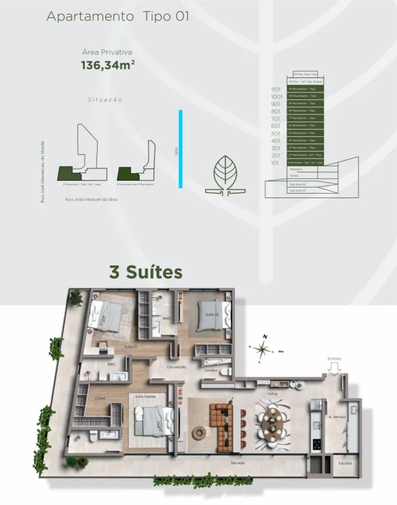 Apartamento, 3 quartos - Foto 5