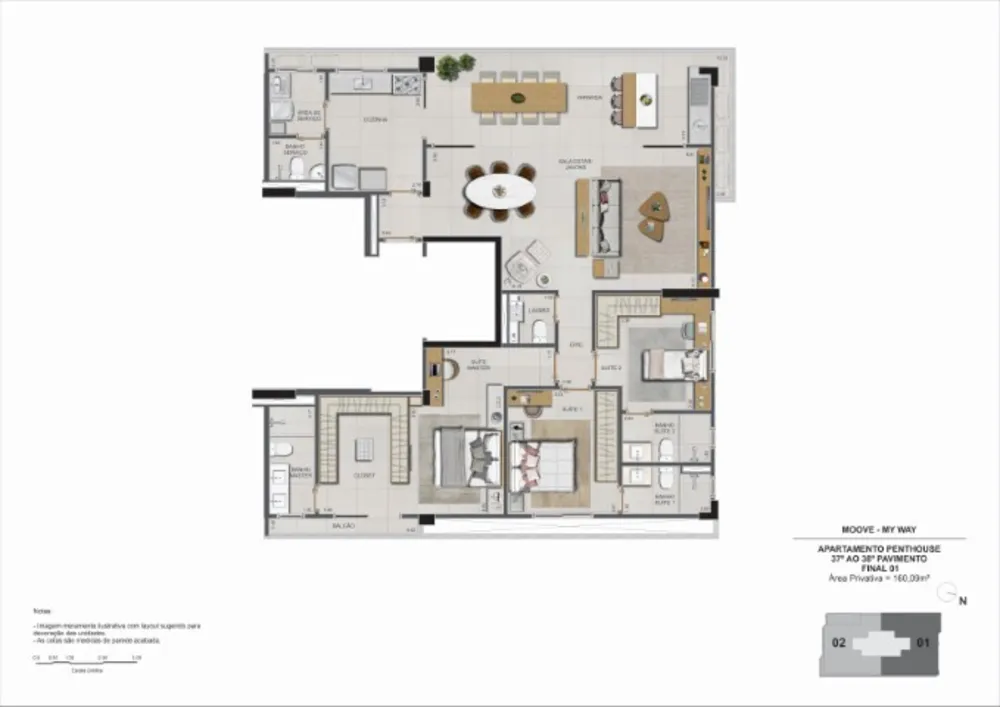 Apartamento, 2 quartos, 152 m² - Foto 18