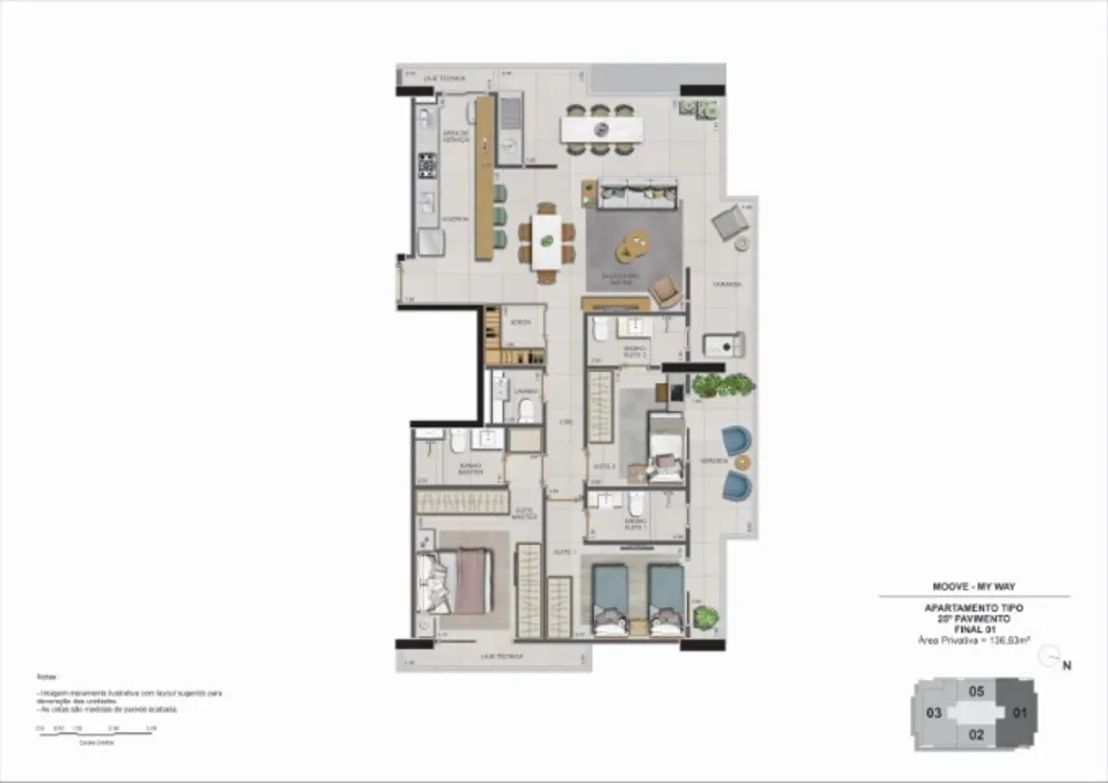 Apartamento, 2 quartos, 152 m² - Foto 17