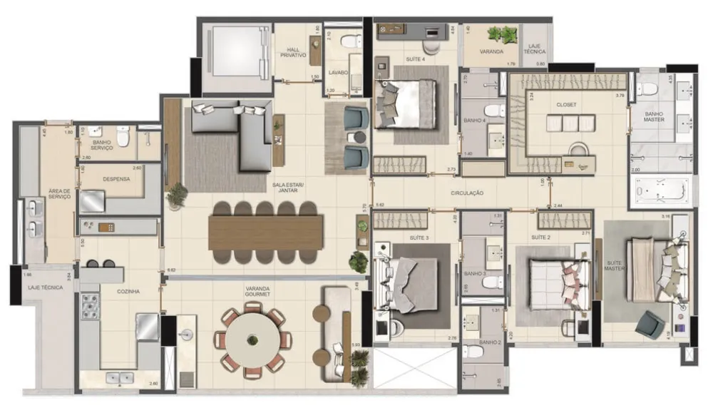 Apartamento, 4 quartos, 185 m² - Foto 16