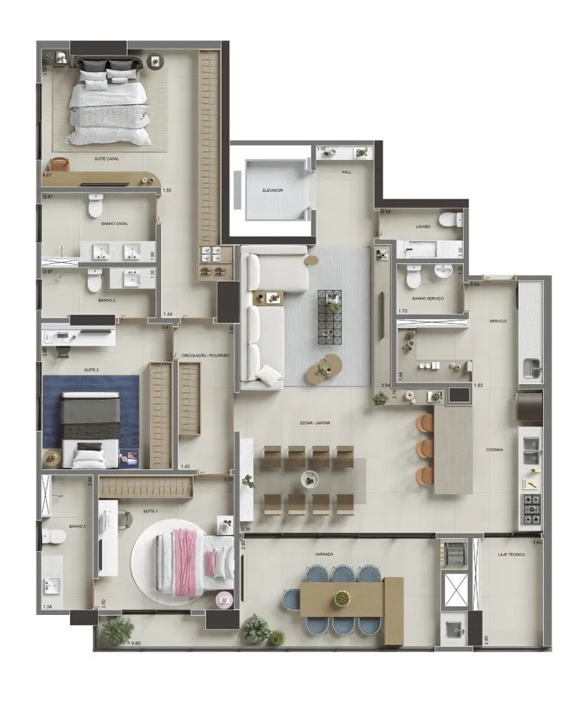 Apartamento, 3 quartos, 144 m² - Foto 18